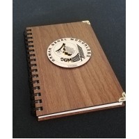 Ahşap kapaklı Ajanda - Defter ( Orman ...